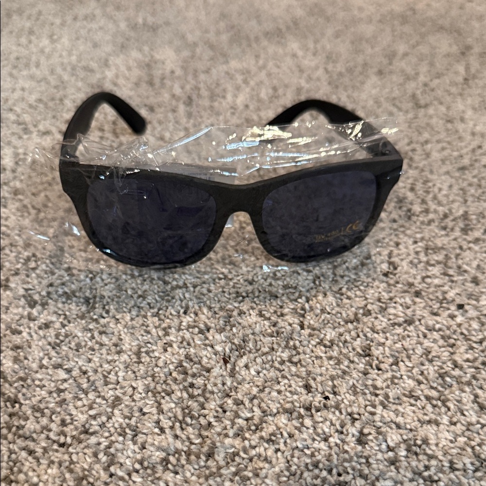 Black Sunglasses with Dark Lenses